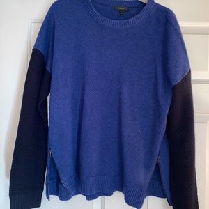 Two Toned Blue Sweater